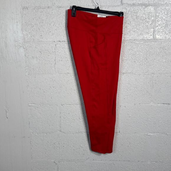 Ideology High-Waist Side-Pocket 7/8 Length Leggings red 1X - Picture 4 of 8